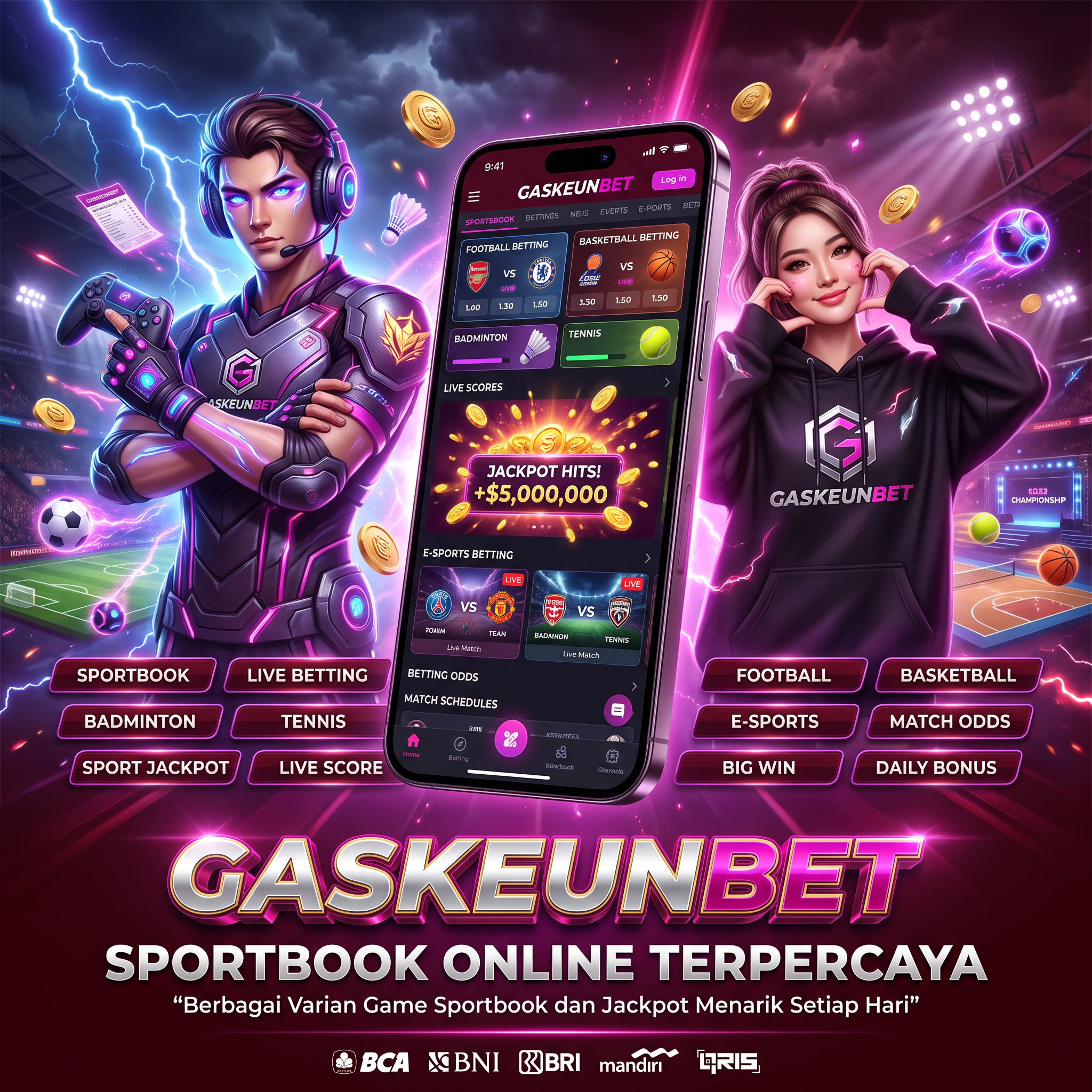 Banner sportsbook online GASKEUNBET